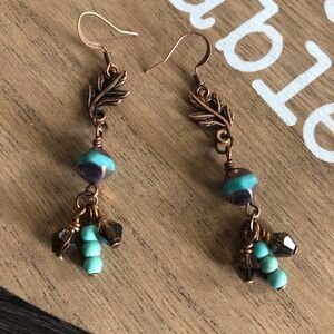NWOT BOHO DANGLE EARRINGS